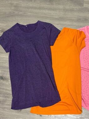 lululemon athletica Women’s Swifty — Purple & orange for both